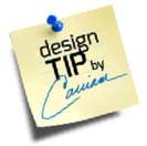 Design tip by Carriann